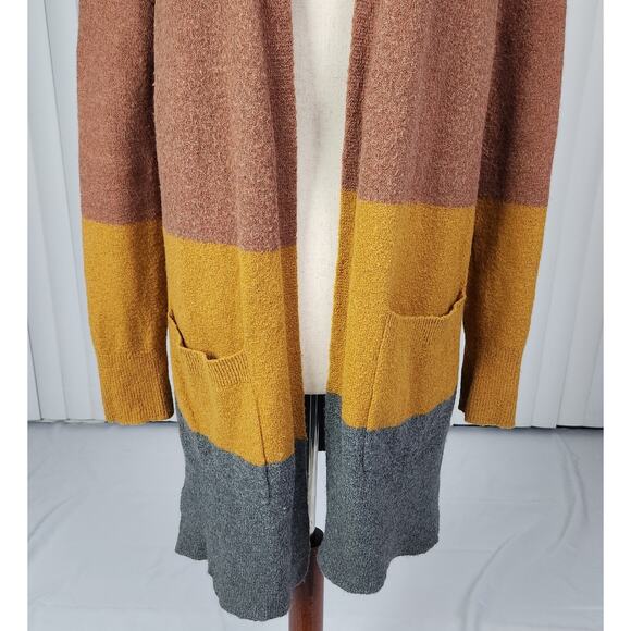 Madewell Kent Colorblock Cardigan Sweater in Coziest Yarn Women's Size XXS - Picture 8 of 11